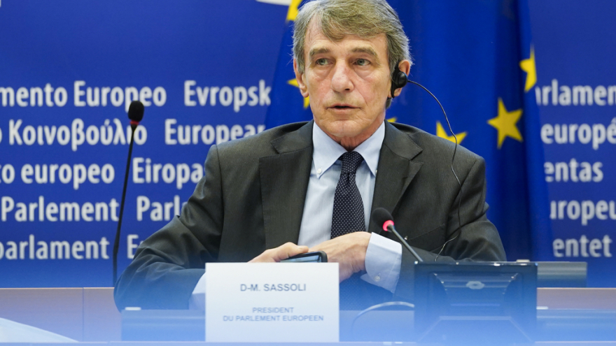 Przewodniczący PE David Sassoli © European Union 2021 - Source : EP