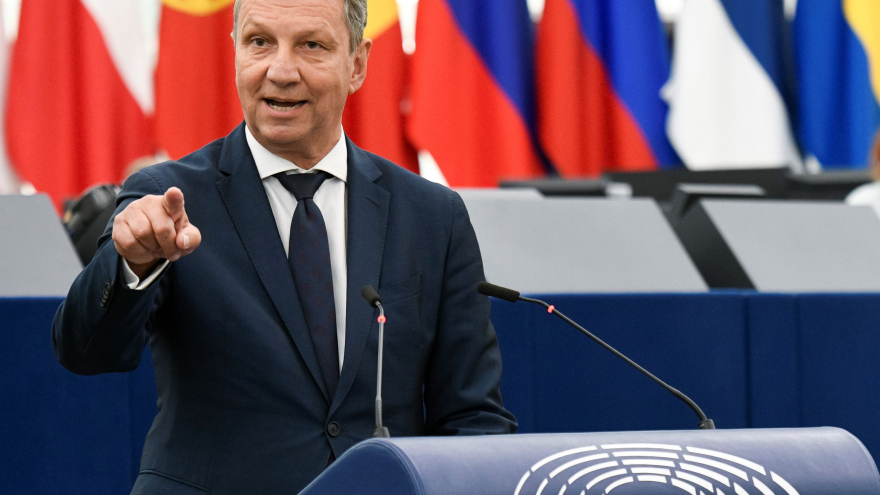 Szef delegacji PO-PSL w PE, europoseł EPL Andrzej Halicki;  fot. © European Union 2023 - Source : EP