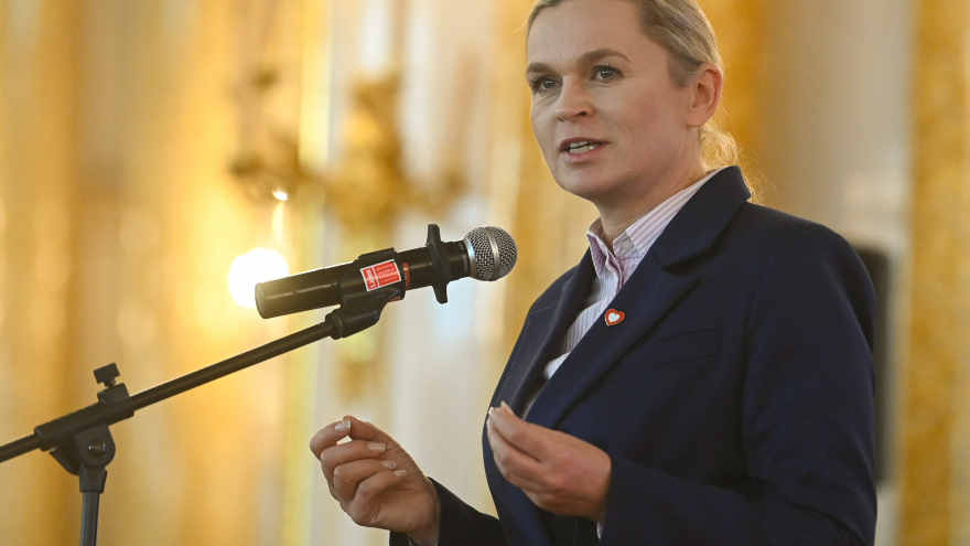 Minister of Education Barbara Nowacka; fot. PAP/Piotr Nowak