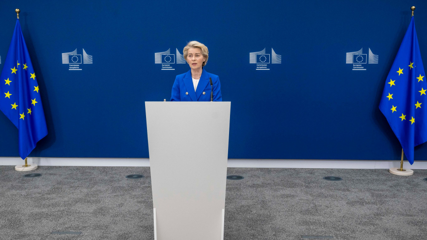 Przewodnicząca Komisji Europejskiej Ursula von der Leyen; PAP/Wiktor Dąbkowski