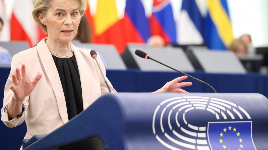 Przewodnicząca KE Ursula von der Leyen; fot. © European Union 2025 - Source : EP