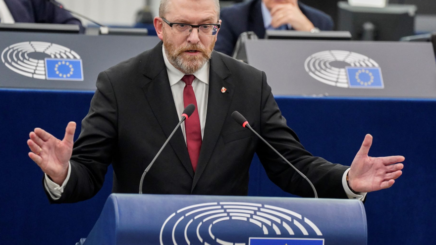 Europoseł Grzegorz Braun; fot. © European Union 2025 - Source : EP