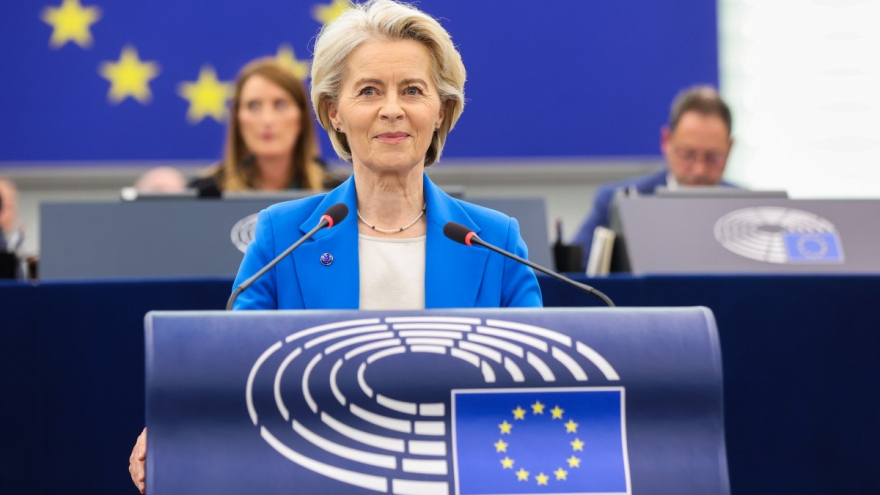 Przewodnicząca Komisji Europejskiej Ursula von der Leyen; fot. © European Union 2025 - Source : EP