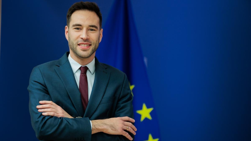 Rzecznik Komisji Europejskiej Thomas Regnier; fot. European Union , 2024